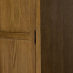 Four Hands Tolle Panel Door Cabinet Drifted Oak Solid Front Doors