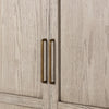 Tolle Panel Door Cabinet Rustic White Solid Oak Wood Doors 234782-005