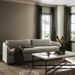 Topanga Sofa Knoll Domino Staged View in Living Room Four Hands