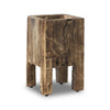 Tora Medium Planter Burnt Reclaimed Angled View 245514-001