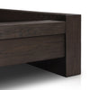 Four Hands Torrington Bed Umber Oak Thick Footboard Detail