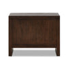 Torrington Charging Nightstand Umber Oak Back View Four Hands