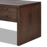 Torrington Desk Umber Oak Thick Legs Four Hands