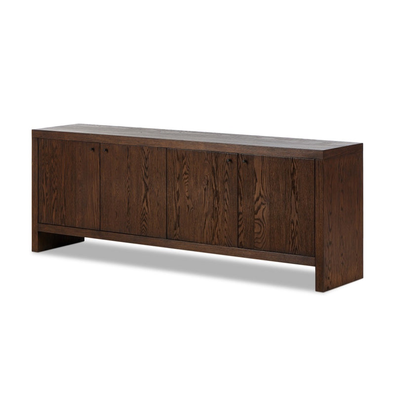 Torrington Sideboard Umber Oak Veneer Angled View 236939-001