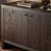 Torrington Sideboard Umber Oak Veneer Staged View Front Doors 236939-001