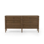 Toulouse 6 Drawer Dresser Toasted Oak Front Facing View 232861-001