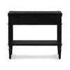 Toulouse Oak Nightstand Distressed Black Back View 231968-002