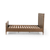 Toulouse Bed Toasted Oak Veneer Side View no Mattress 231966-001