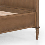 Toulouse Bed Toasted Oak Veneer Vintage Legs 231966-001