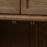 Toulouse Sideboard Toasted Oak Veneer Interior Shelving Four Hands