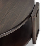 Two Tier Coffee Table Matte Brown Neem Legs