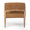 Tyler Armchair Nubuck Cognac Back View Four Hands