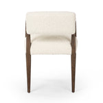 Tyler Dining Armchair Sheepskin Natural Back View Four Hands