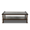 Umair Coffee Table Espresso Oak Veneer Side View Two Tiers 246659-001