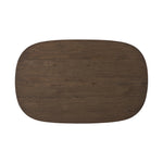 Valen Coffee Table Rustic Brown Oak Veneer Top View 244507-001