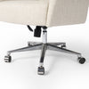 Verne Desk Chair Essence Natural Swivel Base Four Hands