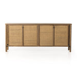 Veta Sideboard Taupe Cane Front Facing View 230334-001