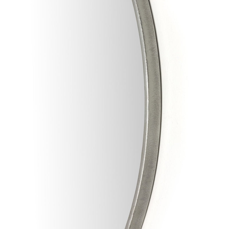 Vina Mirror Antique Silver Side Detail 101580-005