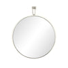 Vina Mirror Antique Silver Front View 101580-005