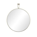 Vina Mirror Antique Silver Front View 101580-005