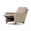 Wallen Recliner Nova Taupe Angled Reclined View Four Hands