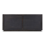 Warby 6 Drawer Dresser Worn Black Veneer Back View Four Hands