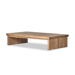 Warby Coffee Table Worn Oak Veneer Angled View 235178-002