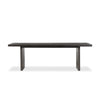 Warby Dining Table Worn Black Veneer Front Facing View 235116-003