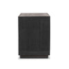 Warby Nightstand Worn Black Veneer Side View Four Hands