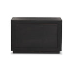 Four Hands Warby Nightstand Worn Black Veneer Back View