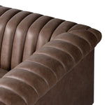 Four Hands Watson Sofa Palermo Cigar Top Grain Leather Rolled Arms