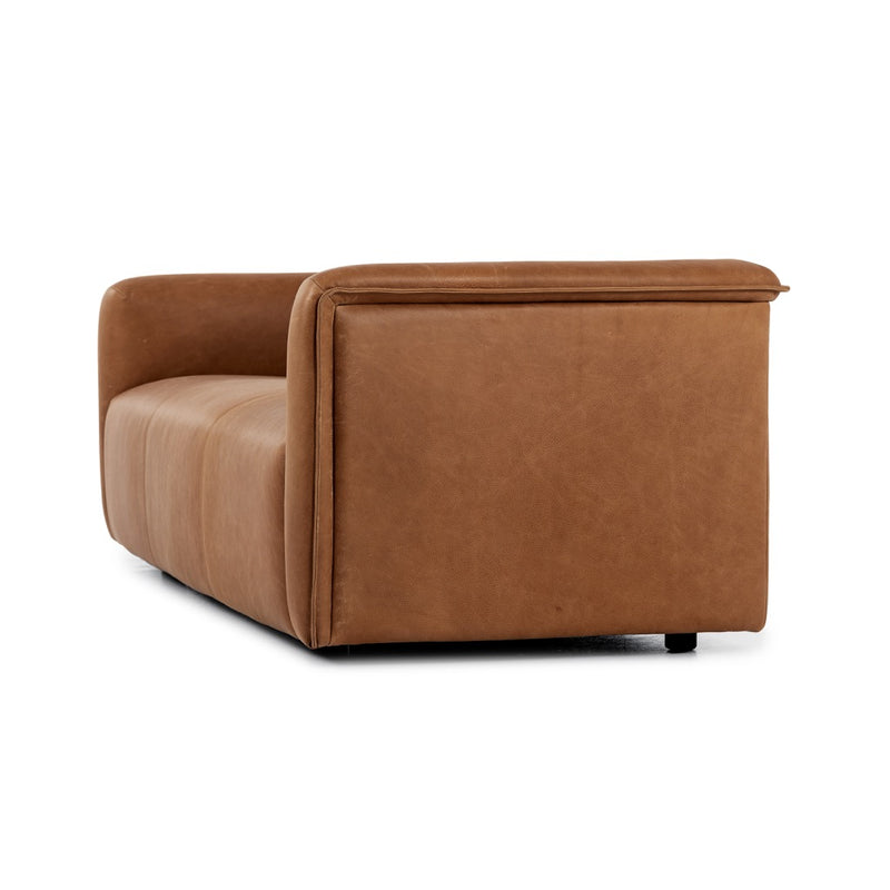 Wellborn Sofa Palermo Cognac Angled View 237923-002