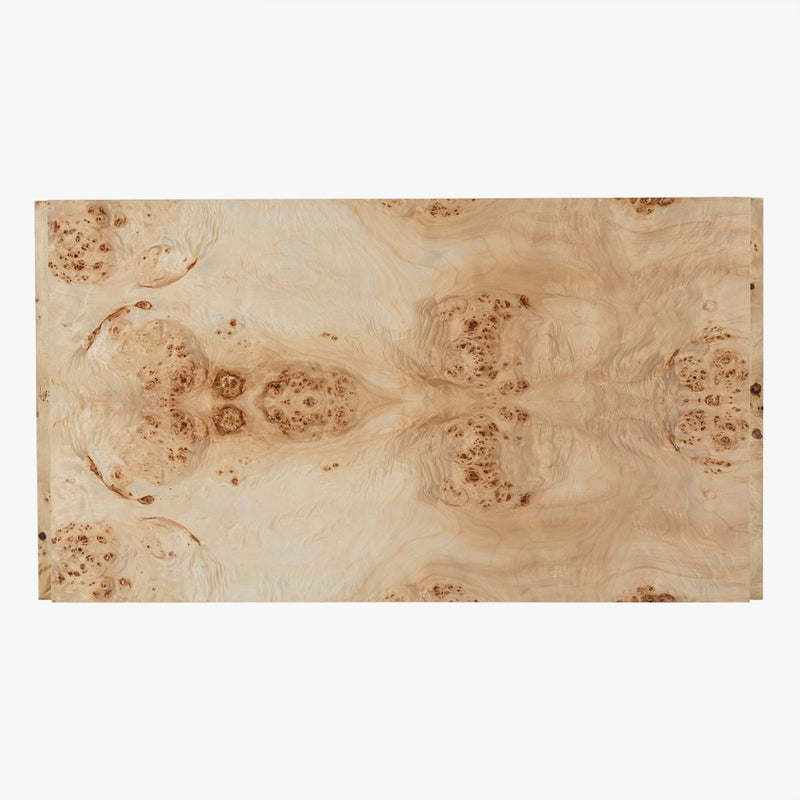 Wesley Burl Coffee Table - Light Brown