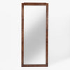 Wesley Burl Floor Mirror Dark Brown Front Facing View CH-1002530-IN02-DC-MR-FM-DB-FL