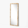 Co.House Designs Wesley Burl Floor Mirror Light Brown Angled View