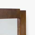 Wesley Burl Wall Mirror Dark Brown Right Upper Frame Detail CH-1002529-IN02-DC-MR-WM-DB-WL