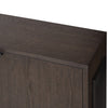 Westhoff Sideboard Rubbed Black Oak Top Detail Four Hands