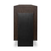 Westhoff Sideboard Rubbed Black Oak Side View 236117-001