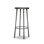 Westwood Bar Stool Hammered Gunmetal Angled View 106393-008