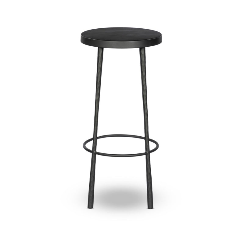 Westwood Bar Stool Hammered Gunmetal Side View 106393-008