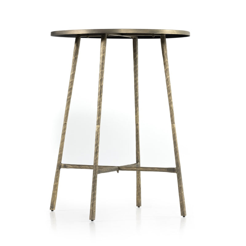 Westwood Brass Bar Table Side View Four Hands