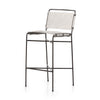 Wharton Bar Stool Avant Natural Angled View Four Hands