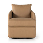 Four Hands Whittaker Swivel Chair Nantucket Taupe Front Facing View