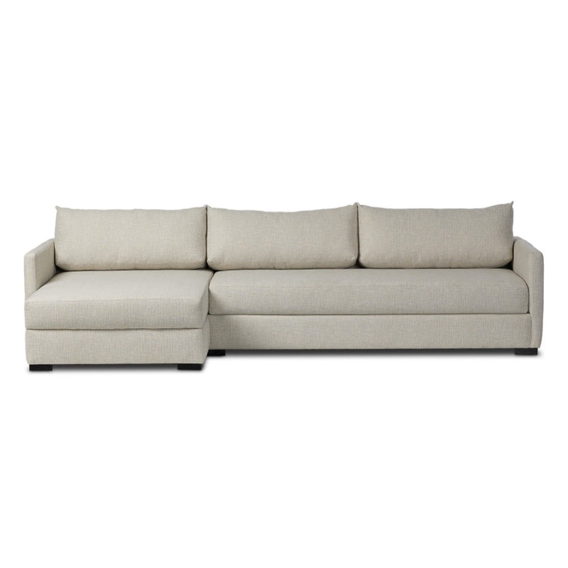 Wickham 2-Piece Sleeper Sectional - Alameda Snow