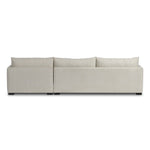 Wickham 2-Piece Sleeper Sectional Alameda Snow Back View 248621-001