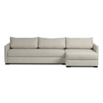 Wickham 2-Piece Sleeper Sectional Alameda Snow Front Facing View 248621-001