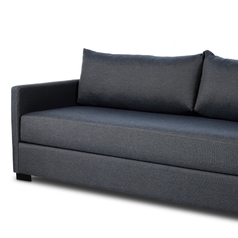 Four Hands Wickham Sofa Bed Padova Navy Staged View Angled View