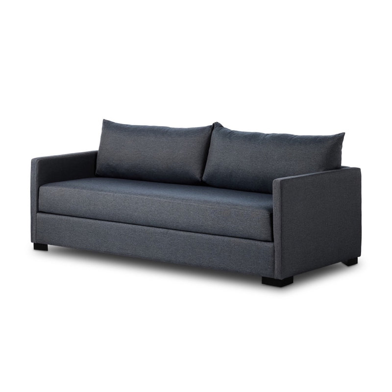 Wickham Sofa Bed Padova Navy Angled View 107197-018