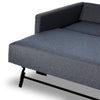 Wickham Sofa Bed Padova Navy Angled Open Bed View Four Hands