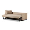 Wickham Queen Sleeper Sofa Quenton Pebble Angled View 107197-016